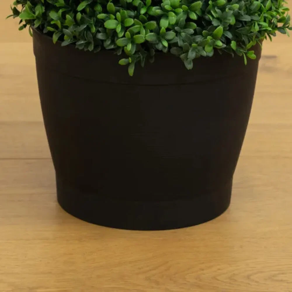 Nearly Natural Faux 4' UV Resistant Spiral Boxwood Topiary Tree